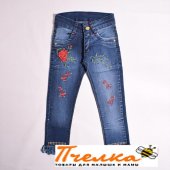 Джинсы Bicirik для девочки арт.2568/2 р.5-6-7-8 (4) Джинсы Bicirik для девочки арт.2568/2 р.5-6-7-8 (4)