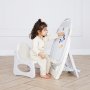 Мольберт детский развивающий UNIX Kids серый