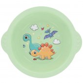 Тарелка детская Дино антискользящая