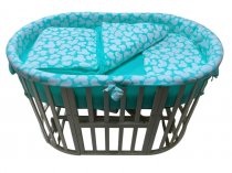 Комплект в кроватку 120*60 см Микки 6 предметов зеленый 38274