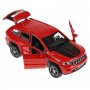 Инерционная металлическая модель - Jeep Grand Cherokee, красный, 12 см, открываются двери