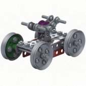 Конструктор металлический Дрезина с подвижными деталями арт.02031 Конструктор металлический Дрезина с подвижными деталями арт.02031