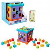 Интерактивный куб KIDS MELODY Бизиборд со светом и звуком, пульт арт.JB0333946