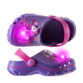 Сабо для девочки KAKADU р.29-33 сиреневый с LED подсветкой 8968A Сабо для девочки KAKADU р.29-33 сиреневый с LED подсветкой 8968A