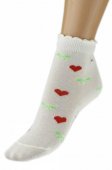 Носки детские Para Socks Сердечки и бантики, цвет бежевый арт.N1D50