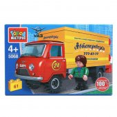 Конструктор "Город мастеров" УАЗ кунг, с фигуркой, 61 деталь арт.SB-5068