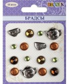 Брадсы для декора Decola 16 шт арт. 3836