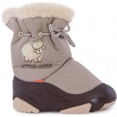 Сноубутсы Демар Little Lamb р.22-27 коричневые