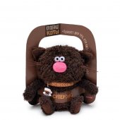 Мягкая игрушка Кофейные Коты Кот Эспрессо 12 см Мягкая игрушка Кофейные Коты Кот Эспрессо 12 см