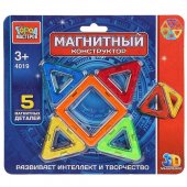 Конструктор магнитный "Город мастеров" 5 деталей  арт.DT-4019-R