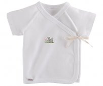 НМ Распашонка 44404 с коротким рукавом Наша Мама белый р.54-56 см