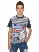 Футболка для мальчика Pelican 6-8 лет, цвет темно-синий арт.BFT4194/1