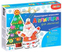 Аппликация Дрофа Мягкая картинка - Новогодние игрушки 4094