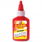 Клей ПВА "Луч" Супер 45 г красный флакон арт.18С1188-08