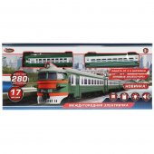 Железная дорога Играем вместе Электричка свет, звук длина пути 280 см арт.YG96613-R