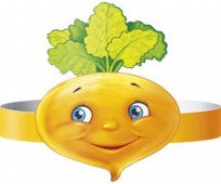 Корона картонная Репа