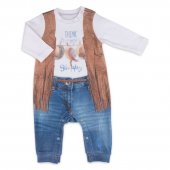 Папитто Комбинезон для девочки "Fashion Jeans" 560-01 р.68-86 см