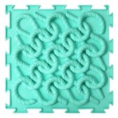 Коврик Ортодон ПЕТЛИ мягкий мультиколор 25*25 см