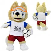 Мягкая игрушка Волк Забивака 18 см FIFA-2018 Мягкая игрушка Волк Забивака 18 см FIFA-2018