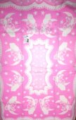 Одеяло байковое 57-8ЕТЖ "Кружево", 100% хл. 140х100 (розовый) Одеяло байковое 57-8ЕТЖ "Кружево", 100% хл. 140х100 (розовый)