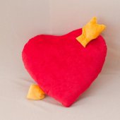 Мягкая игрушка-подушка Сердце большое 45 см