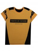Футболка для мальчика "Anexpected yellow" желтый, 4-9 лет арт.AKKU1004