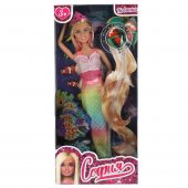 Кукла София 29 см русалка руки и ноги сгибаются, светящаяся прядь арт.66001M-LH1-S-BB Кукла София 29 см русалка руки и ноги сгибаются, светящаяся прядь арт.66001M-LH1-S-BB