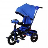 Велосипед трехколесный Moby kids NEW Leader 360° 12X10 Air Car ярко-синий