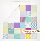 Одеяло лоскутное Цветные сны 108 х 108 см LoveBabyToys