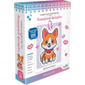 Набор для творчества Алмазная фигурка с магнитом и ленточкой. Весёлый корги 08643 Набор для творчества Алмазная фигурка с магнитом и ленточкой. Весёлый корги 08643