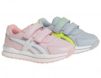 Полуботинки для девочки и мальчика Сказка р.27-32 серый/розовый арт.R956563592P Полуботинки для девочки и мальчика Сказка р.27-32 серый/розовый арт.R956563592P