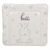 Матрас для пеленания Polini kids 65х65 см Бегемотик серый Матрас для пеленания Polini kids 65х65 см Бегемотик серый