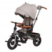 Велосипед трехколесный Moby kids Leader Air серый