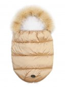 Конверт на коляску Giovanni Fluffy Latte с прорезями для ремней безопасности GS9504