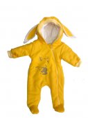 Комбинезон утепленный интерлок на синтепоне Заинька с игрушкой р.56, 62 см арт.Г50-08
