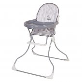 Стульчик для кормления Polini kids 152 Бегемотик, серый Стульчик для кормления Polini kids 152 Бегемотик, серый