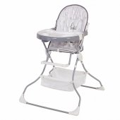Стульчик для кормления Polini kids 252 Бегемотик, серый