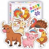 Пазлы макси Дрофа-Медиа Baby Puzzle В деревне 3993