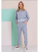 Костюм спортивный для девочки Smile р.9-12 лет голубой арт.SM8002