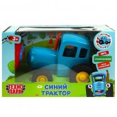 Модель Технопарк Синий трактор на радиоуправлении 20 см, со звуком, синий Модель Технопарк Синий трактор на радиоуправлении 20 см, со звуком, синий