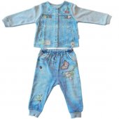 Папитто Комплект 2 предмета кофточка+штанишки для девочки "Fashion Jeans" 68-86 см арт.591-05