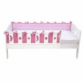 Бортики в кровать для дошкольников (2 предмета) Z-Bort Pink (Зет Борт Пинк) Giovanni Бортики в кровать для дошкольников (2 предмета) Z-Bort Pink (Зет Борт Пинк) Giovanni