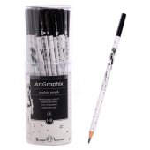 Карандаш ч/гр Bruno Visconti ArtGraphix Меломанка HB, трехгранный, пластиковый 1 шт Карандаш ч/гр Bruno Visconti ArtGraphix Меломанка HB, трехгранный, пластиковый 1 шт
