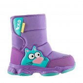 Сапоги для девочки KAKADU р.24-29 сиреневый, мембрана арт.9303D Сапоги для девочки KAKADU р.24-29 сиреневый, мембрана арт.9303D