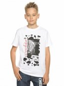Футболка для мальчика "Happy moo year" 6-11 лет, цвет белый арт.BFT4822