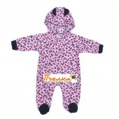 Комбинезон флисовый на молнии р.62-68 арт.Г03-11