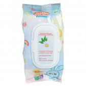 Влажные детские салфетки Малышарики с клапаном 72 шт. Заботливая мама Влажные детские салфетки Малышарики с клапаном 72 шт. Заботливая мама