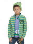 Кофта для мальчиков из флиса Пеликан 1-5 лет, цвет зеленый арт.BFXS3161