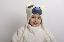 Шапка двухслойная флисовая "Тедди" арт.11-204