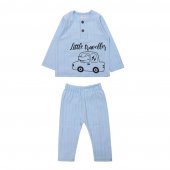 Пижама для мальчиков BONITO KIDS р.74-98 см бледно-голубой арт.OP1365
